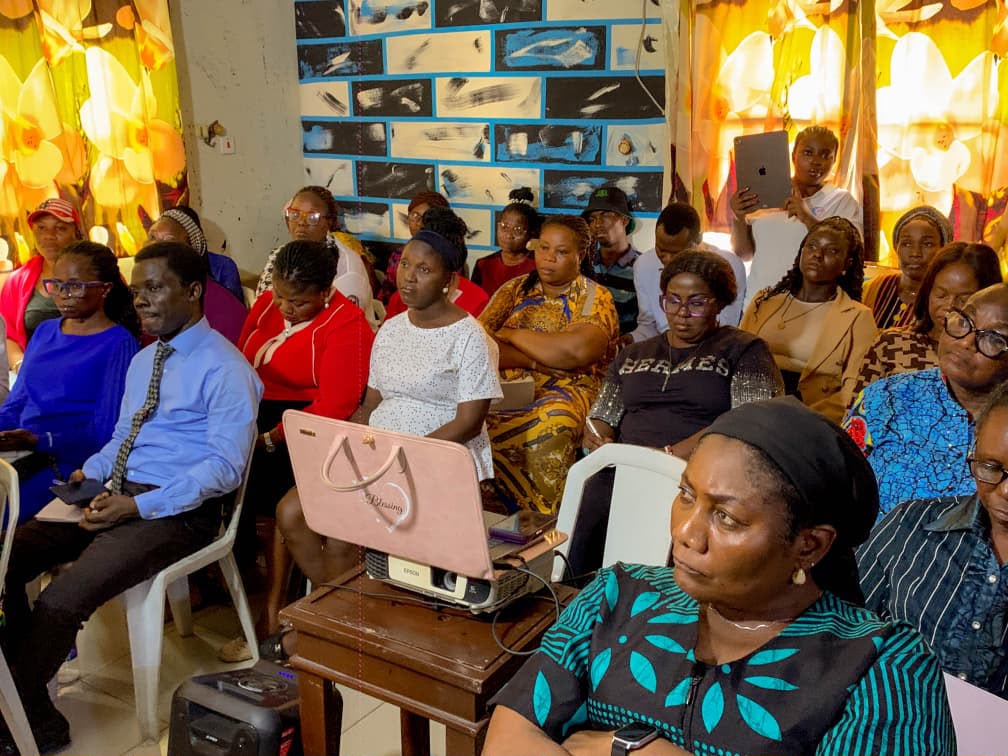 Audience seated indoors during the African Economic Renaissance Roadshow